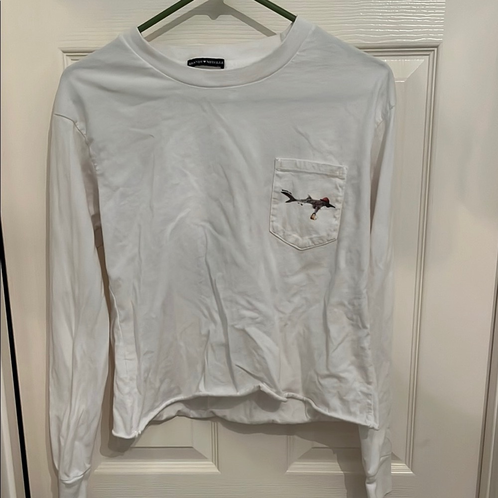 Brandy Melville Long Sleeve Shark Shirt